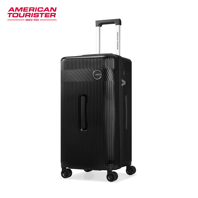 美旅(AMERICAN TOURISTER)新款上新时尚大容量拉杆箱登机箱密码锁密码箱26寸行李箱NA6*003 黑色 NA6*09003 26英寸