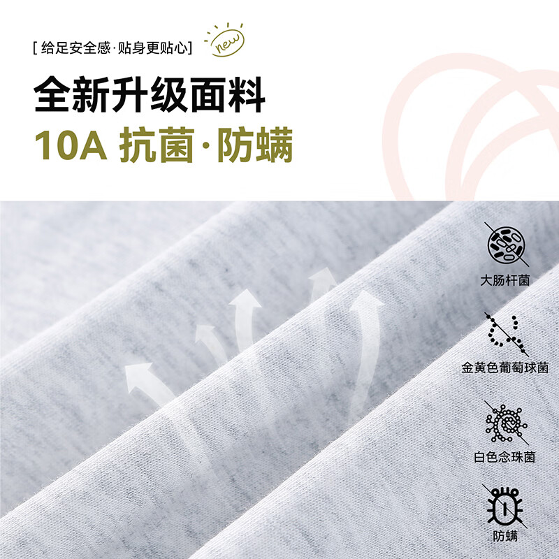 棉花堂(cottontown)【100%棉】棉花堂男童长袖T恤2026春秋新款纯棉A类抗菌儿童上衣 藏青 90 90/52