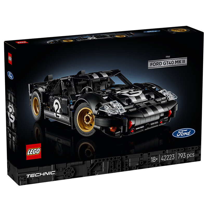 �ָߣ�LEGO����ľ��е��42223 1966����GT40�����к������������װ�ΰڼ�