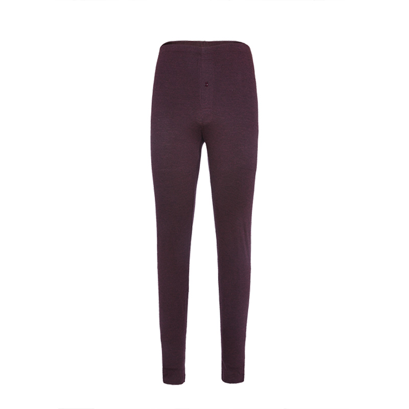 爱慕先生轻绒暖衣系列长裤保暖裤打底男士秋冬NS73D011 酒红色 L (170)