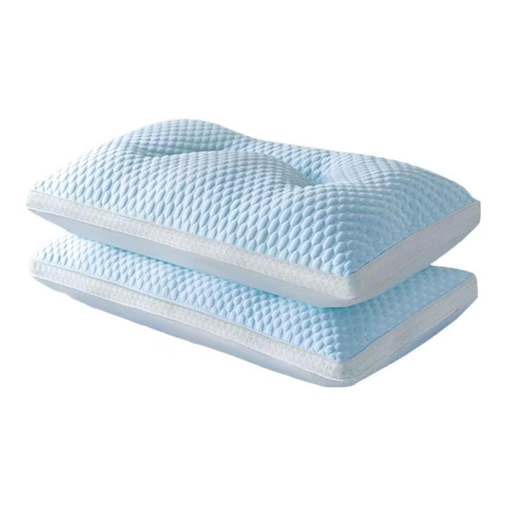 清幽  泰国进口原液天然乳胶枕头枕芯 成人枕舒适透气青少年枕防螨抑 冰丝凉感枕（简装） 一对 -买一送一【到手2只】 中枕 60*40*8/9cm