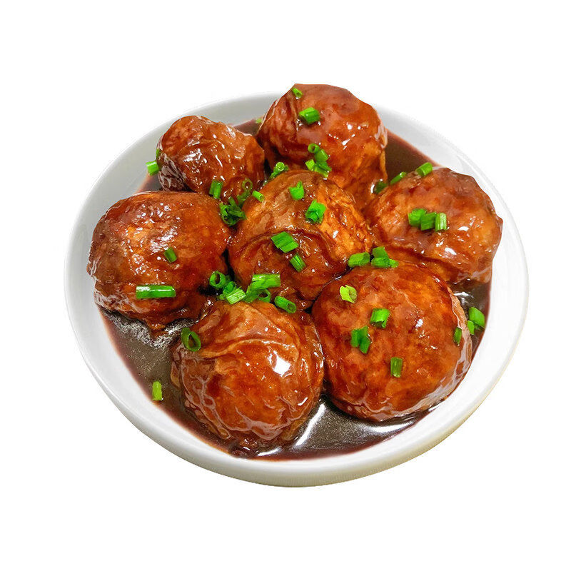 萌佳萌老上海产红烧油面筋塞肉开袋即食熟食猪肉食油面筋酿肉 油面筋塞肉300g*1