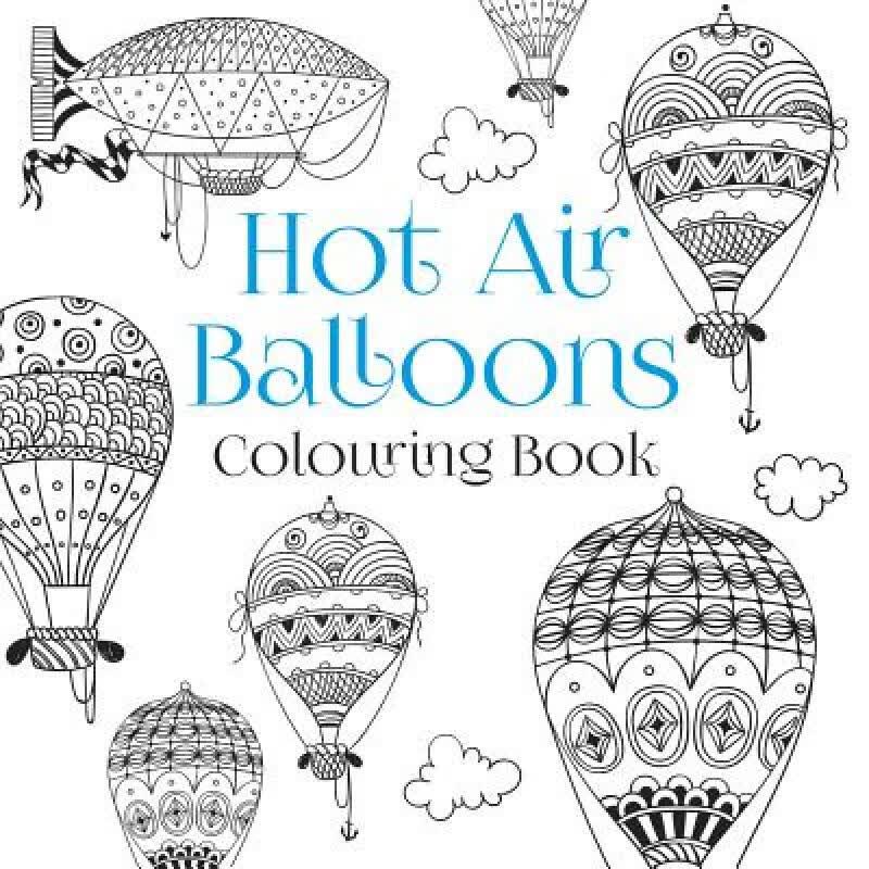 预订 Hot Air Balloons Colouring Book