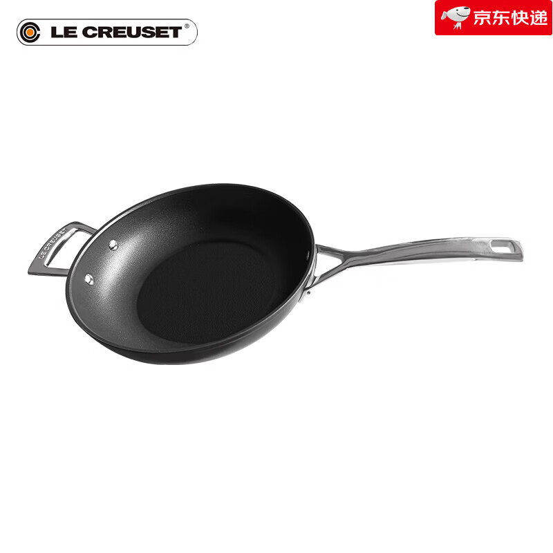 酷彩（Le Creuset）百年酷彩LECREUSET平底淺煎盤不粘鍋燃?xì)馔ㄓ?26*_不粘煎盤新款 6.5cm
