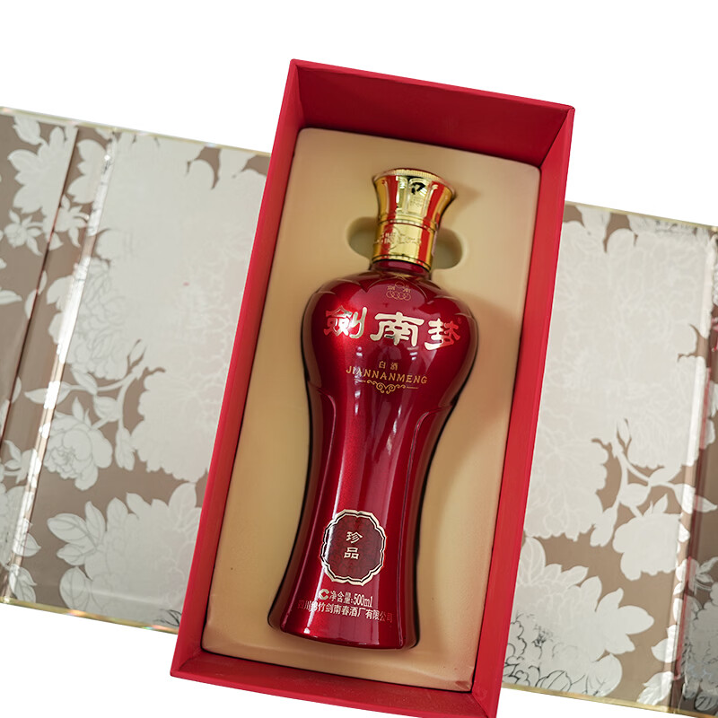 剑南春【官方授权】浓香型白酒  纯粮酿造 52度 500mL 6瓶 剑南梦 珍品 整箱装