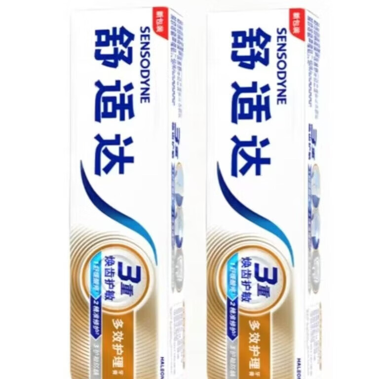 舒适达牙膏抗敏感多效护理牙龈劲速护理专业修复牙膏含氟配方正品 120克一支多效护理