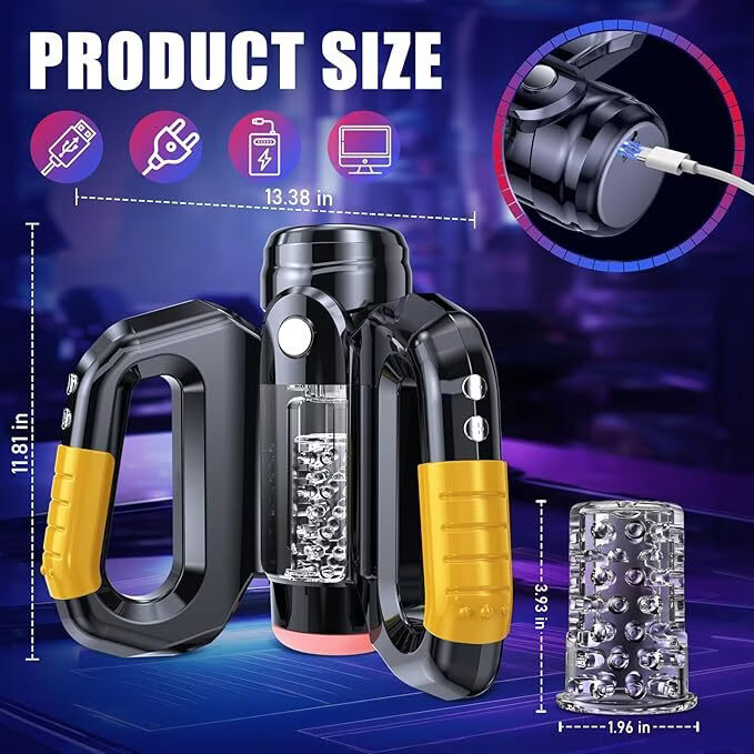 大全自动伸缩旋转发声飞机杯锻炼自慰器成人男用品 13