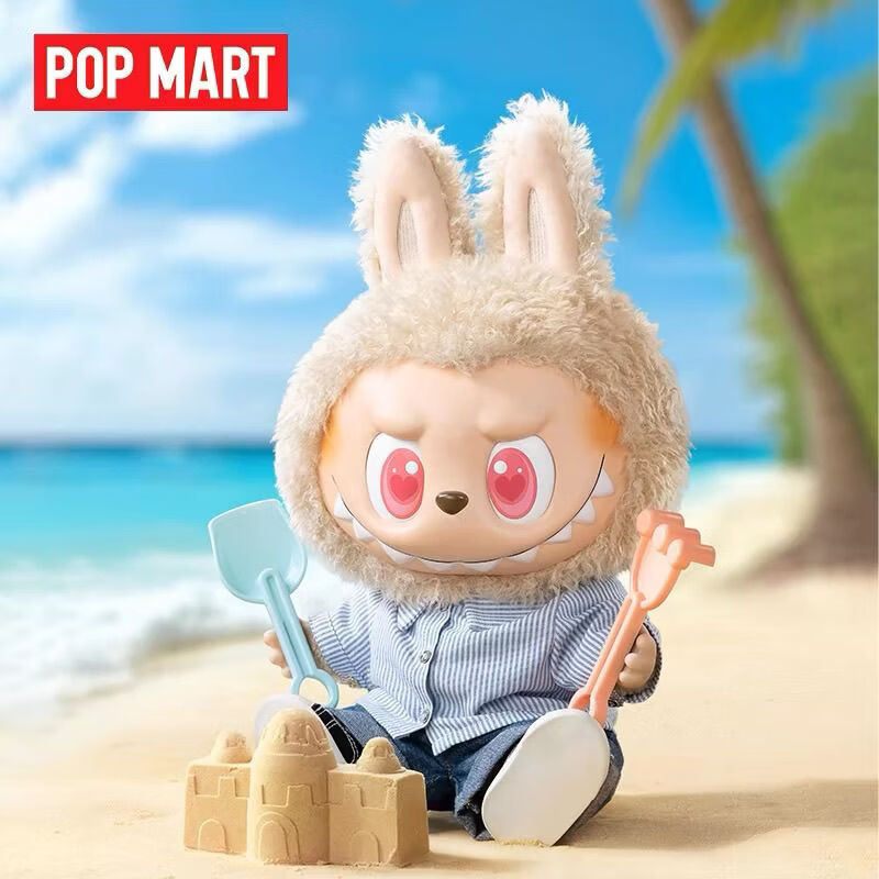 正版拉布布ZIMOMO大首领labubu大天使/搪胶潮玩大娃58厘米公仔礼 正品泡泡玛特大夏日  38cm 正品保障 不支持无理由