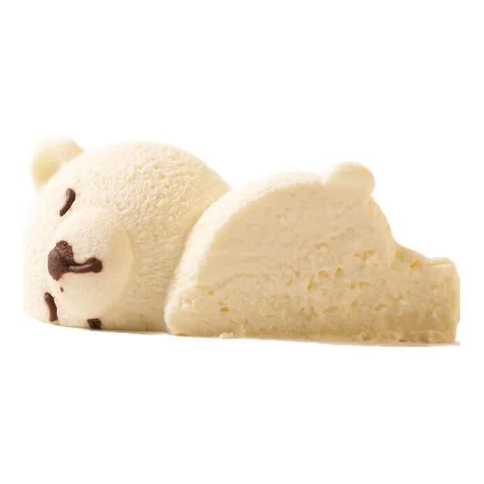 慕小仙熊仔宝贝蛋糕4寸慕斯动物奶油生日蛋糕礼盒甜品甜点礼物 【2盒】小白熊蛋糕100g