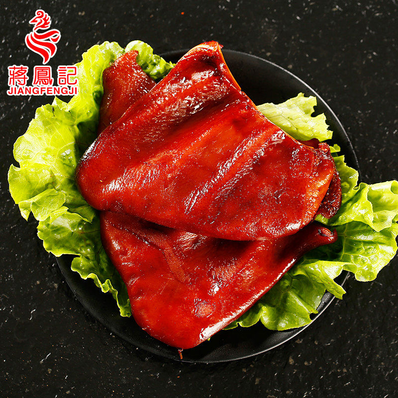 蒋凤记五香猪耳朵真空熟食即食凉菜小吃猪头肉酱卤肉食凉拌下酒菜 五香猪耳140g*1袋