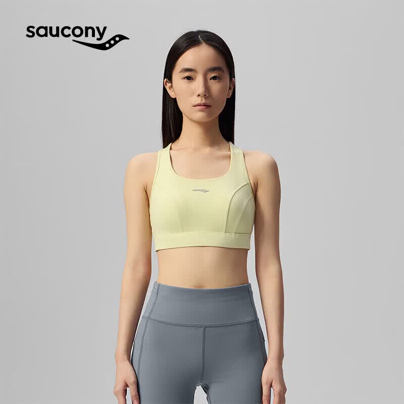 SAUCONY索康尼春夏女子跑步运动内衣bra高强度支撑美背舒适透气