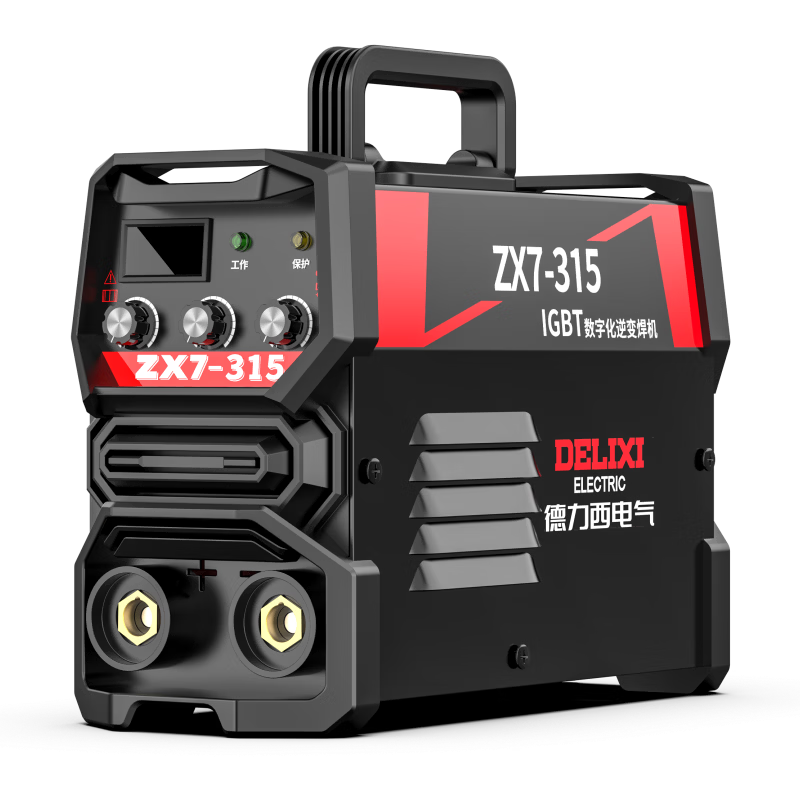 德力西电焊机220v 380v两用双电压焊机ZX7-315家用小型手提式工业焊机
