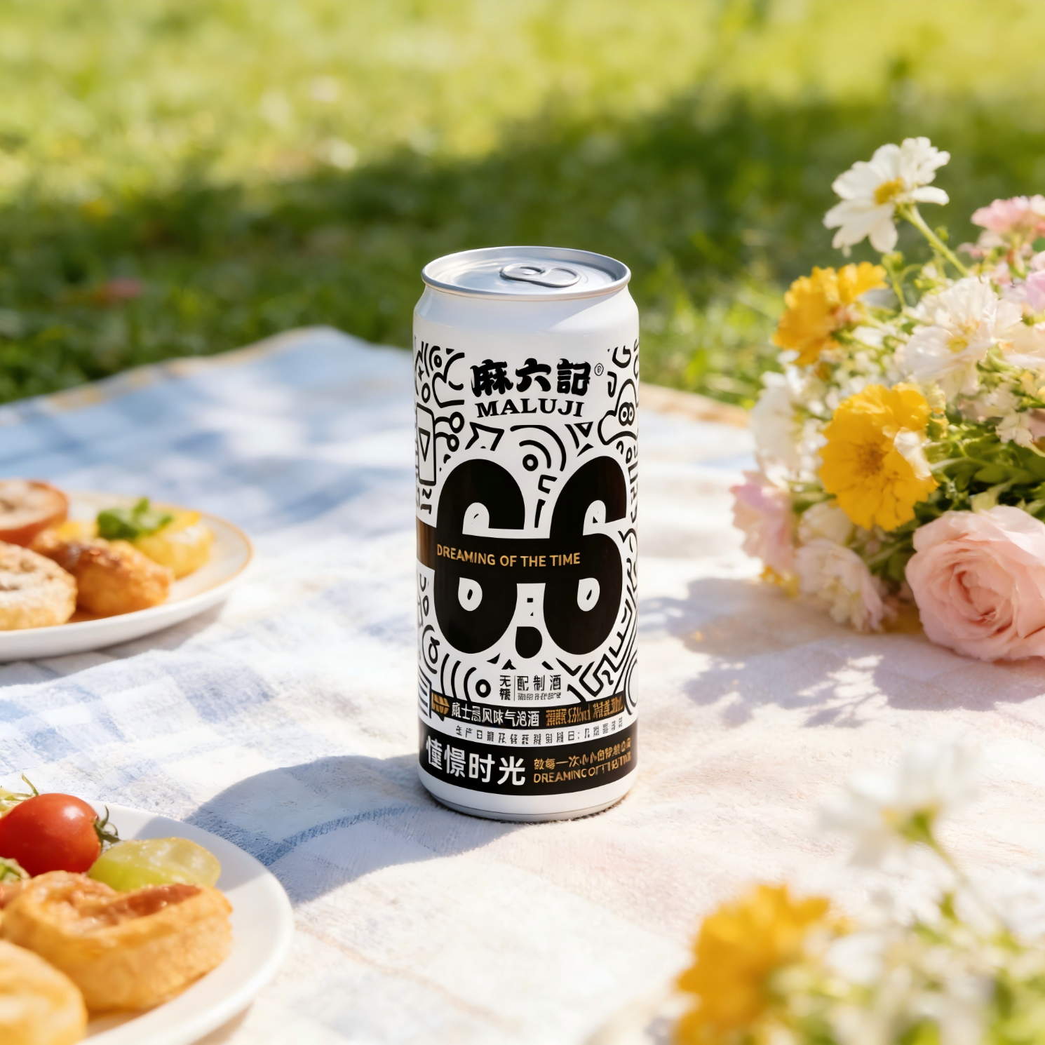 麻六记威士忌风味气泡酒微醺小酒 6.6度 320mL 6瓶