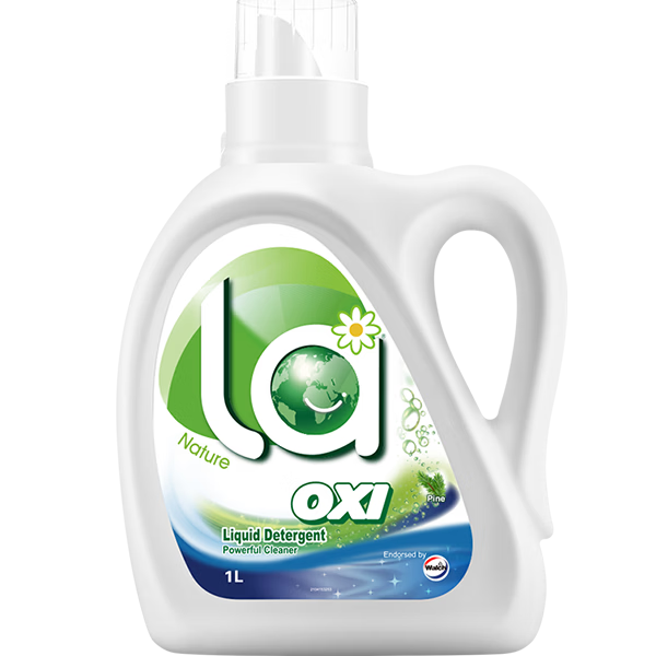 威露士la有氧洗衣液松木香1L/瓶 除菌除螨除霉去污渍留香机洗快洗手洗