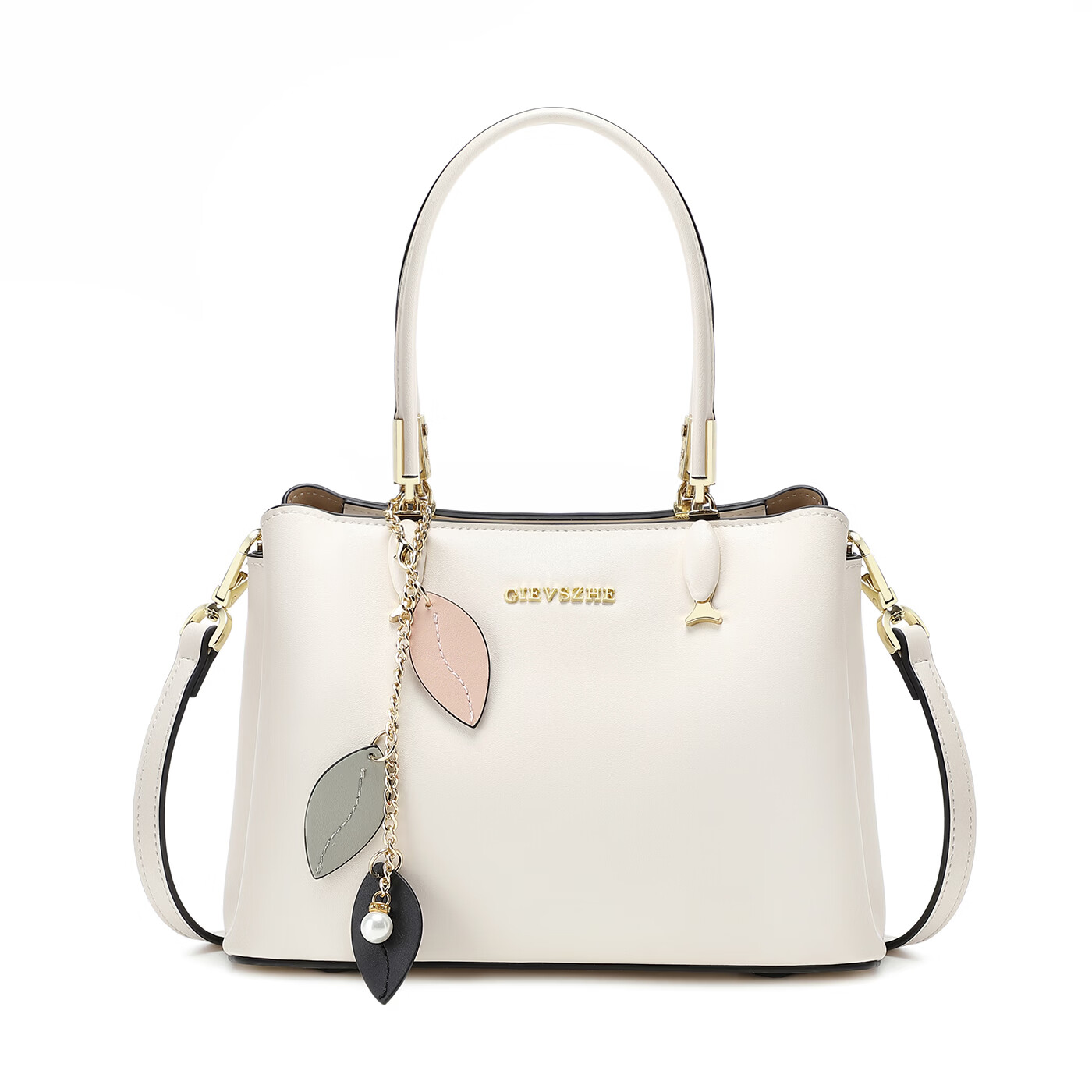 纪诗哲(GIEVSZHE)轻奢女包2026新款包包手提单肩包斜挎包三八女神妇女节礼物送老婆 米白色