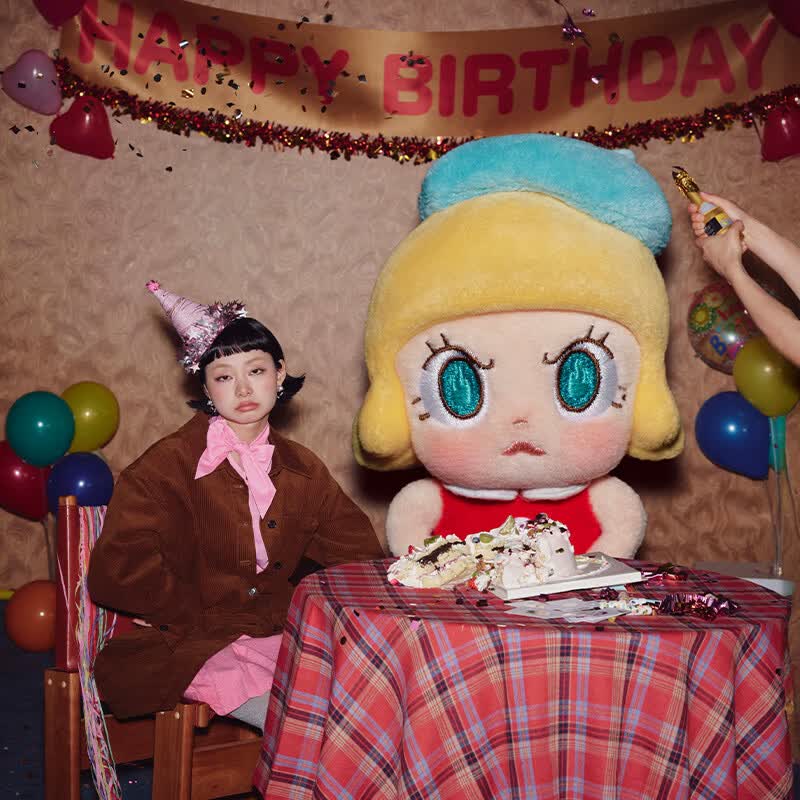 POP MART泡泡玛特 Angry Molly - 心火怒放系列毛绒挂件盲盒摆件礼物 随机1个 不支持七天无理由退换