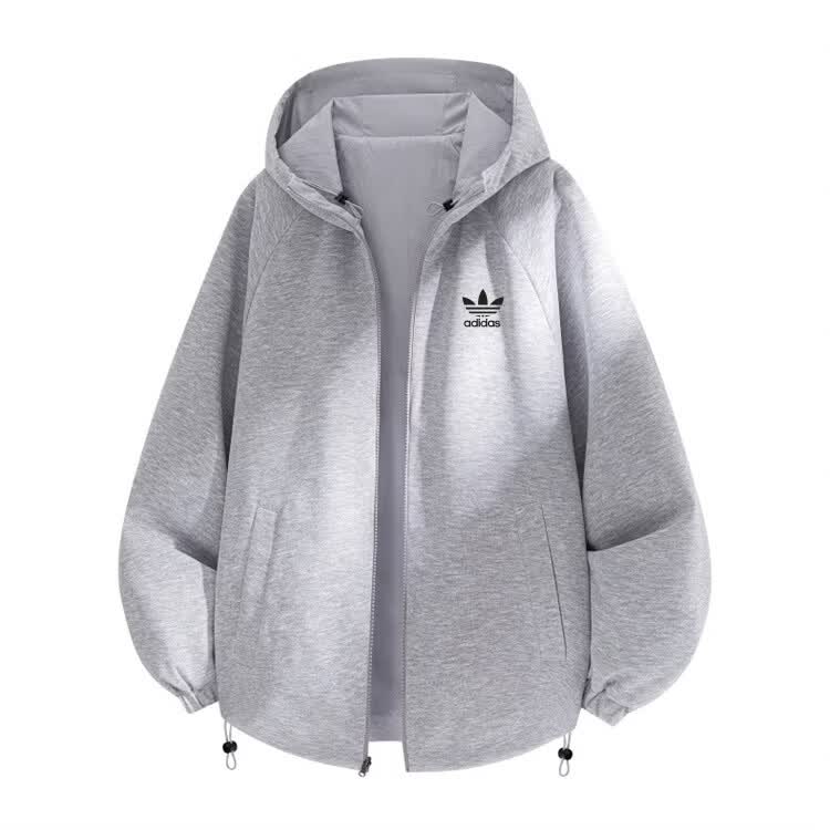 Y-3阿迪三叶草新款春秋季休闲运动连帽卫衣双面穿男女同款时尚百搭潮 藏蓝色 M 建议体重90~110斤