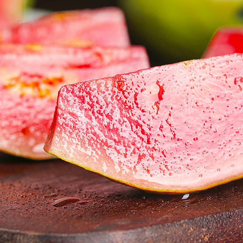 良蚨鲜良蚨鲜广西软糯红心芭乐5斤新鲜水果番石榴脆甜胭脂红巴乐整箱 精选芭乐5斤 单果120g+