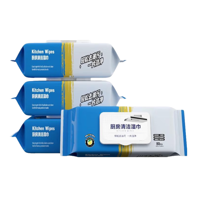 80�����ʪ��ȥ��ȥ�ͼ��üӴ�Ӻ�Ĩ��ǿ�������̻����ʪֽ�� 1��װ��18*20cm�� 4.1Ԫ