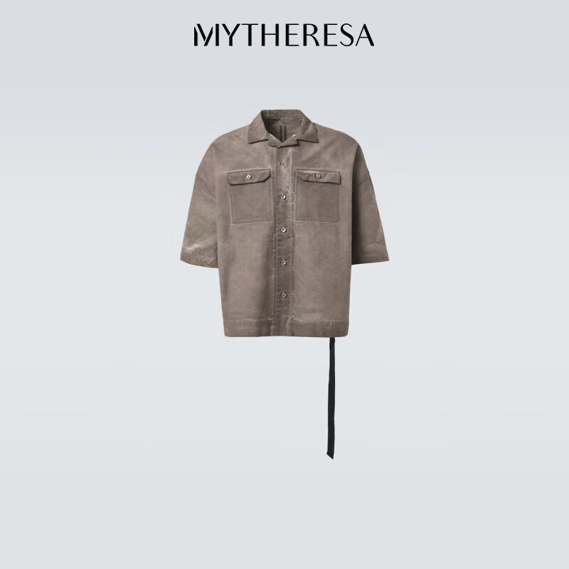 瑞克·欧文斯（RICK OWENS）男士 DRKSHDW Magnum Tommy棉质衬衫 P01007520 棕色 XS XS