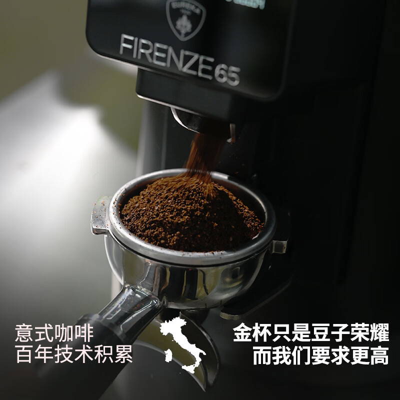 EUREKA商用电动磨豆机 FIRENZE65 意式磨咖啡豆咖啡粉平刀研磨机 FIRENZE65-白色