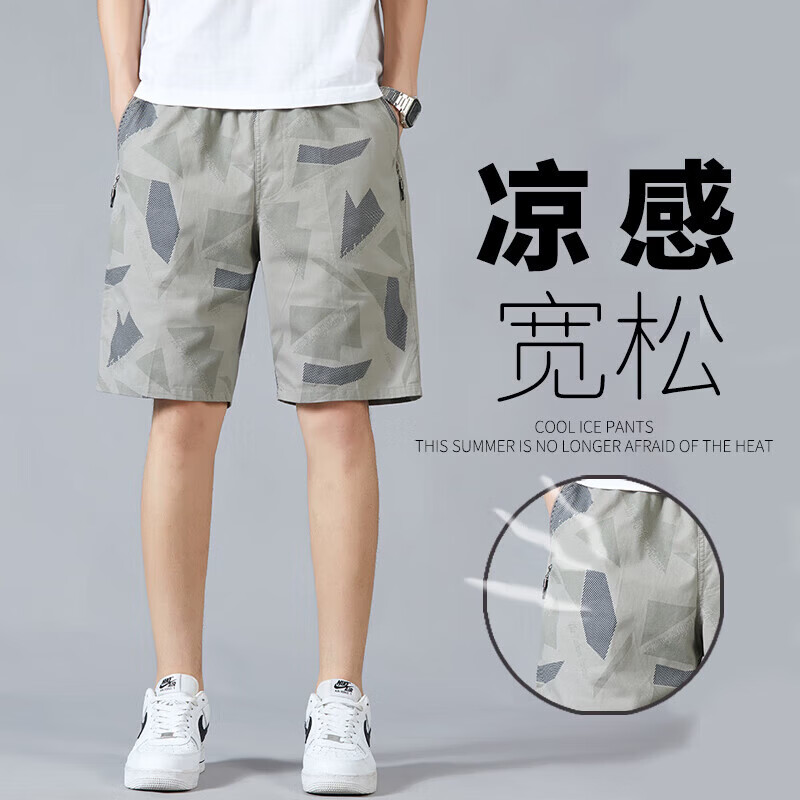 纯棉工装短裤男夏季宽松大码五分裤男士薄款运动休闲沙滩中裤潮流 520黑蓝色 2XL 【130-150斤左右】