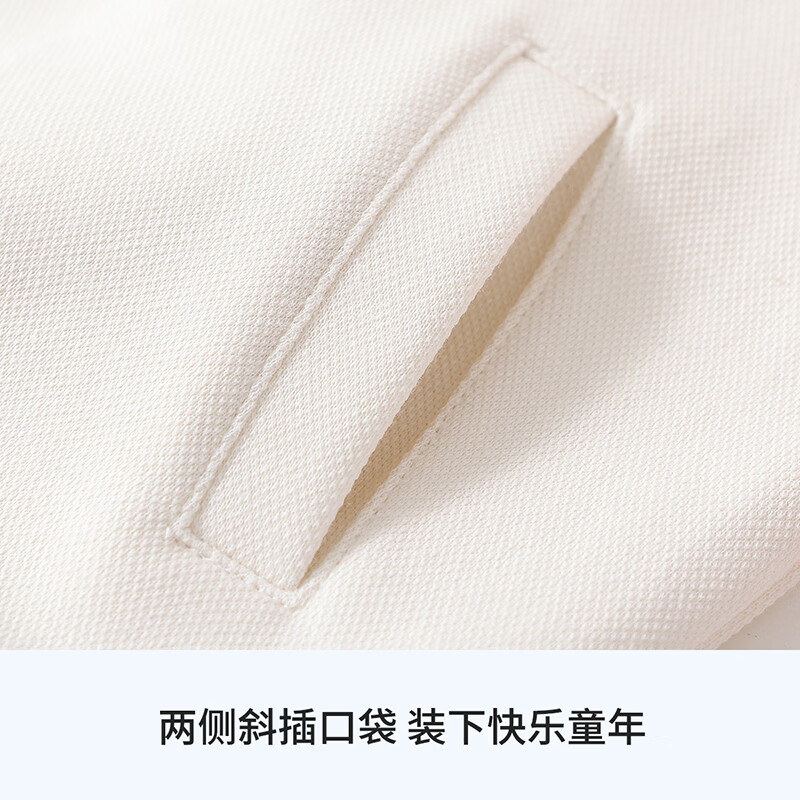 Classic Teddy儿童上衣女童春季英伦学院风休闲棒球服外套春装童装新品 活泼小可爱泰迪-米白 120