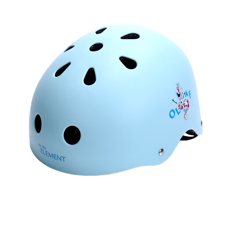 迪士尼（Disney）儿童头盔可调节头围轮滑滑板车自行车骑行防摔装备平衡车女孩艾莎