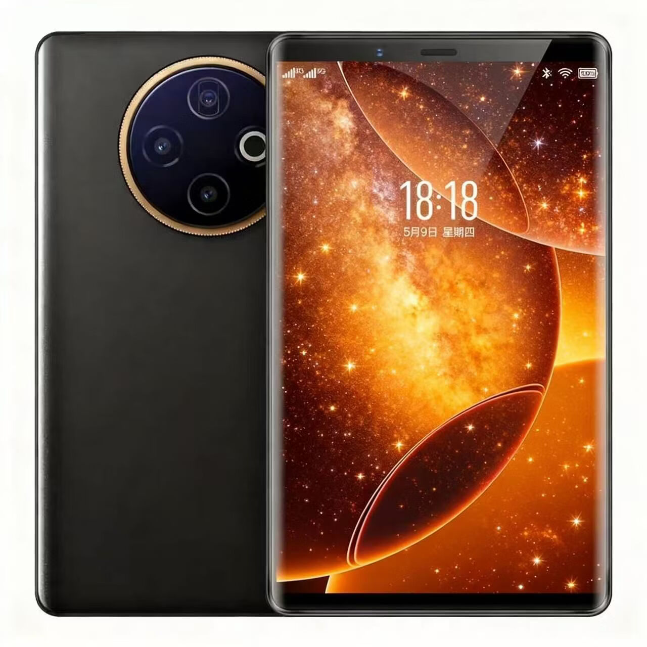 WUHADP正品新款8.9英寸巨屏老人机512G大内存18000毫安长续航5G全网通双卡天玑9400红外遥控大字体大声音 银色 16GB+1TB