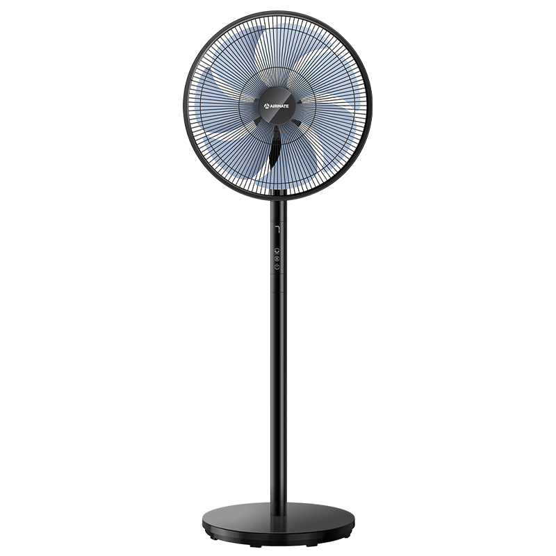 艾美特（AIRMATE）七叶电风扇直流变频家用大风力落地扇卧室安静轻音一级能效节能空气循环扇台立两用遥控电扇 RD139