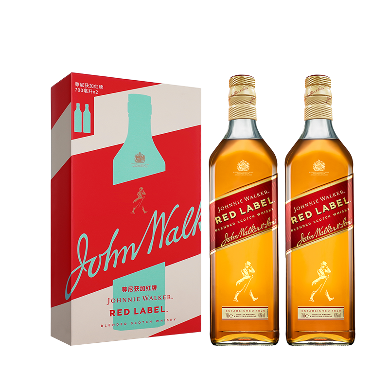 Johnnie Walker/������ ���ƺ췽�ո�����ʿ�� ��� 700ml 2ƿ 166Ԫ