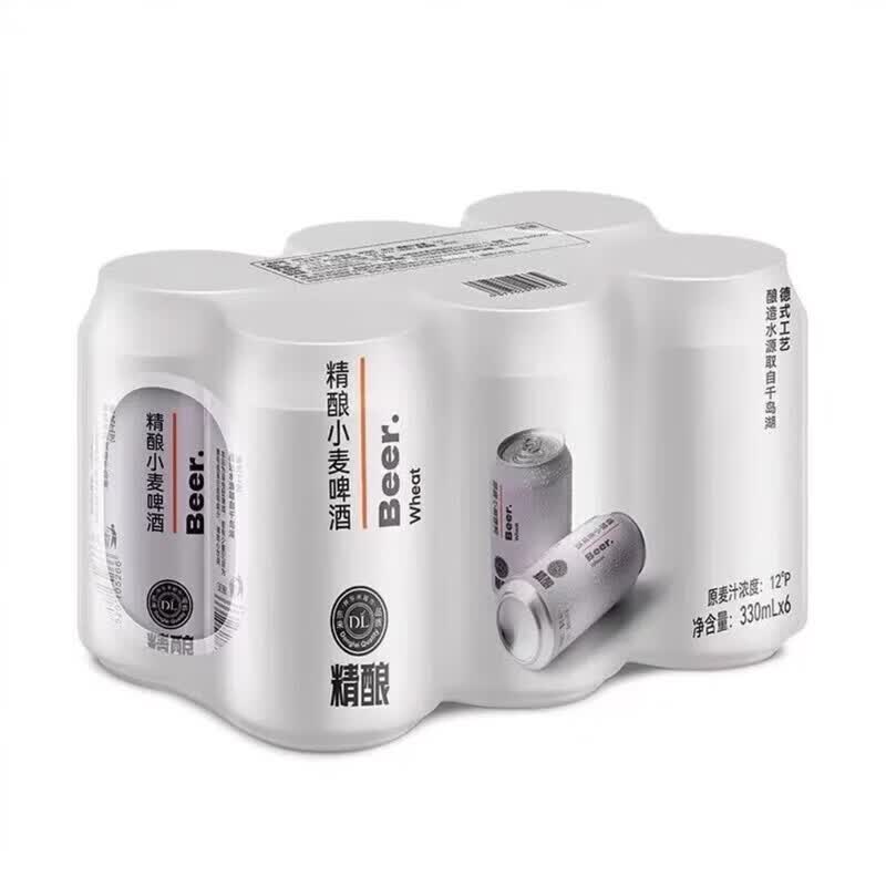 胖东来代购比利时精酿白啤DL原浆小麦啤酒正品商超直采口感清爽聚会啤酒 精酿小麦啤酒330ml*24瓶