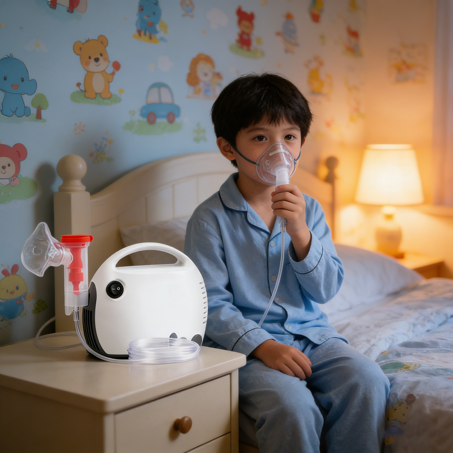 康立普（CANLIPE）医用雾化器儿童家用雾化机婴幼儿医院同款化痰止咳雾化机洗鼻器 喷鼻器默认发儿童喷雾器，如需成人喷雾器请向客服备注