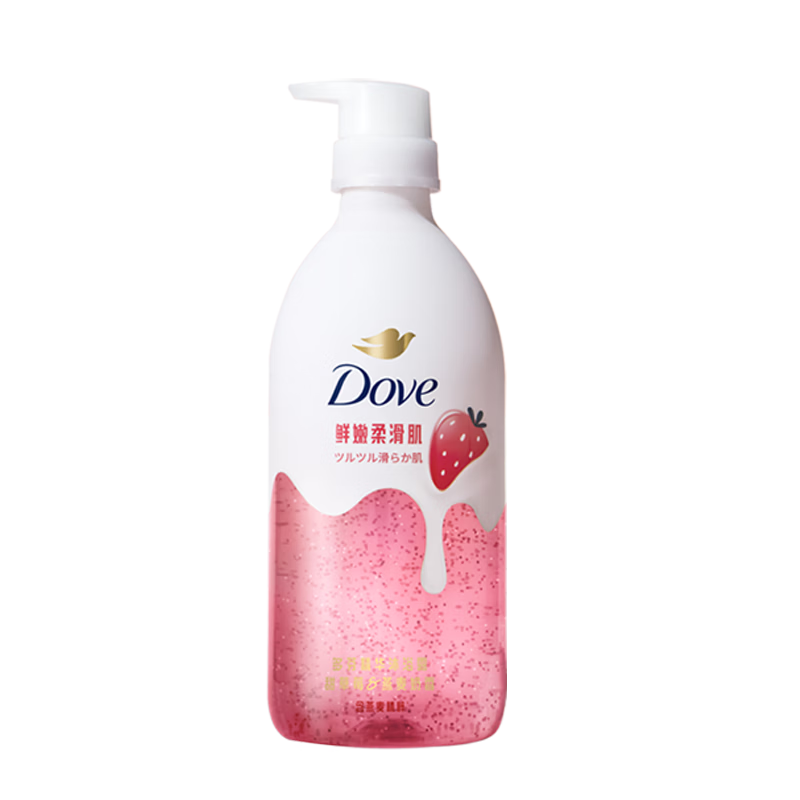 多芬（Dove）果奶沐浴露氨基酸滋润保湿青柠莓莓430g（新老包装交替发货）