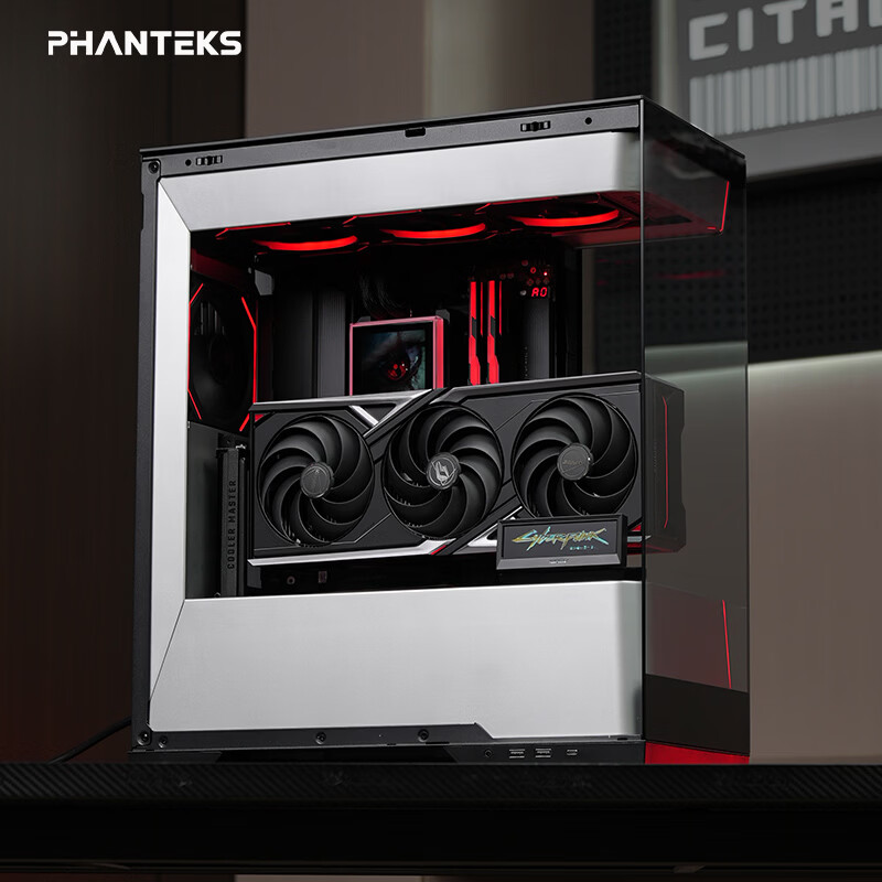 追风者（PHANTEKS）EVOLV S2 视界之窗黑色台式水冷电脑散热机箱海景房（20G Type-c/120风扇*4/360水冷位/5090）
