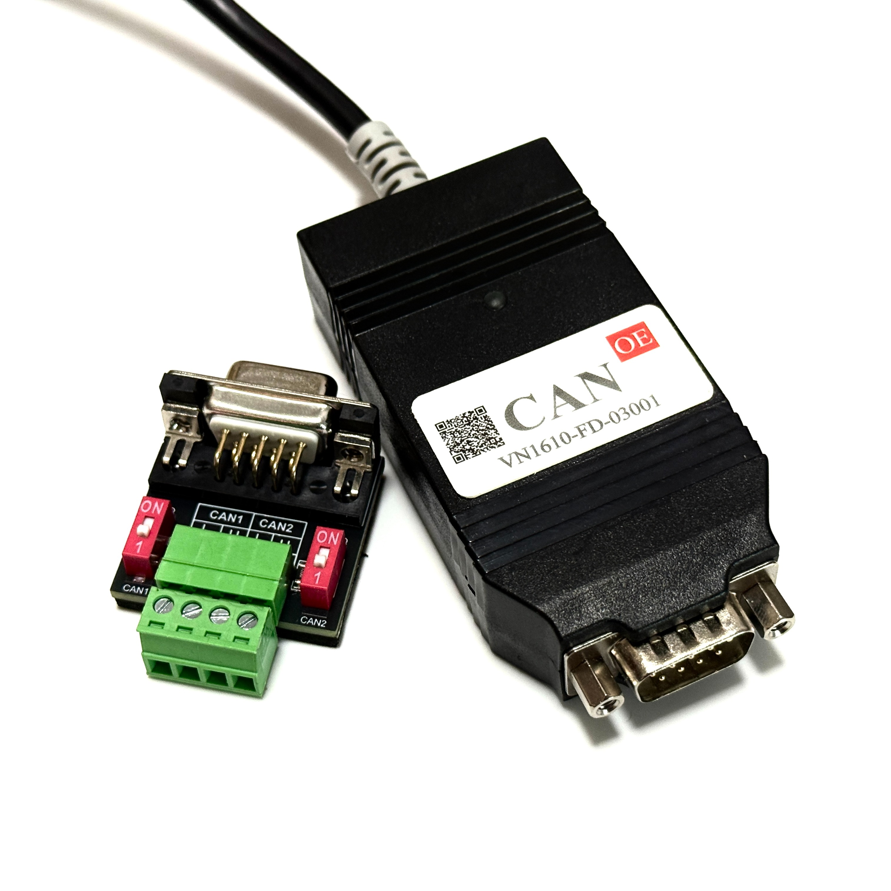 XN1610 汽车诊断工具CANOE CANAPE VN1610支持CANFD USB CAN CANFD转接头 VN1610双通道隔离CANFD