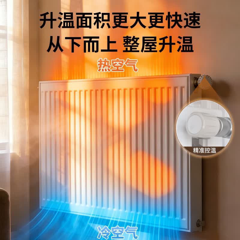 美的(Midea)燃气壁挂炉x暖气片明装/暗装散热片采暖全包套餐钢制壁挂式全套一口价全包L1PB20-MC2Ⅱ 定制尊享款 壁挂炉+8组暖气片套餐