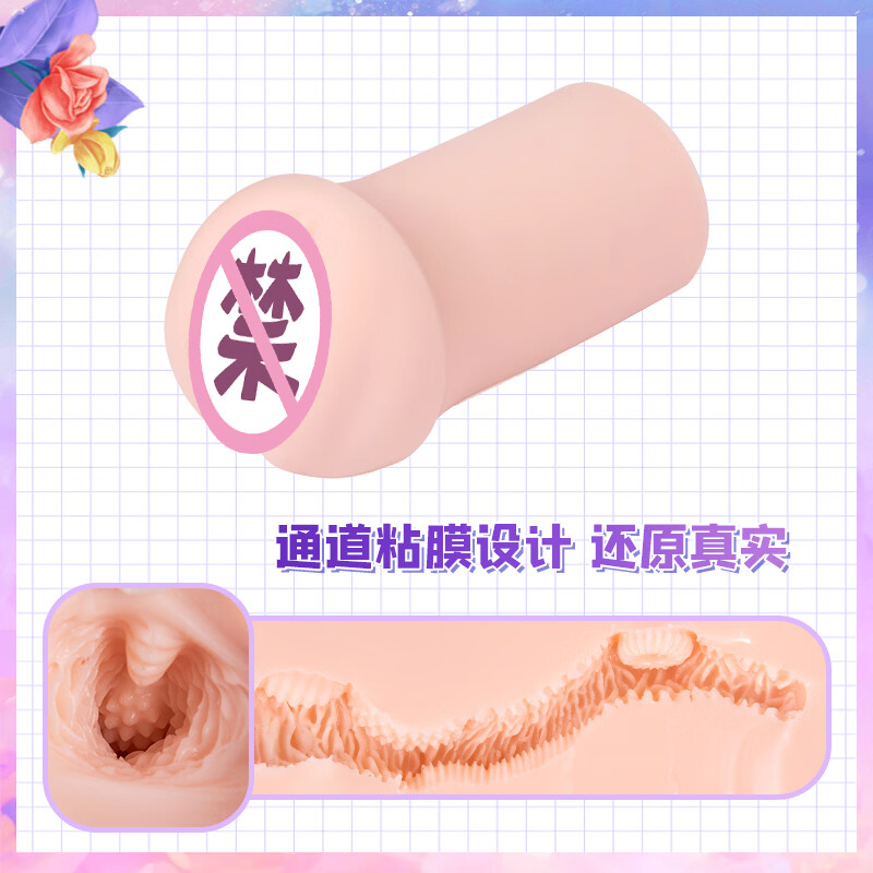 Visrena 飞机杯恋爱萌子动漫倒模男用自慰名器慢玩情趣性玩具成人用品 恋爱萌子【普通版】