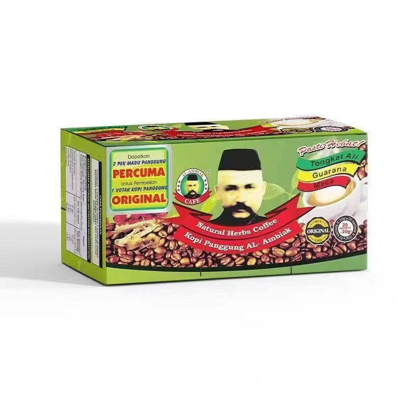 马来西亚老人头能量速溶天然咖啡正品草本男士保健 新人试用:2包装