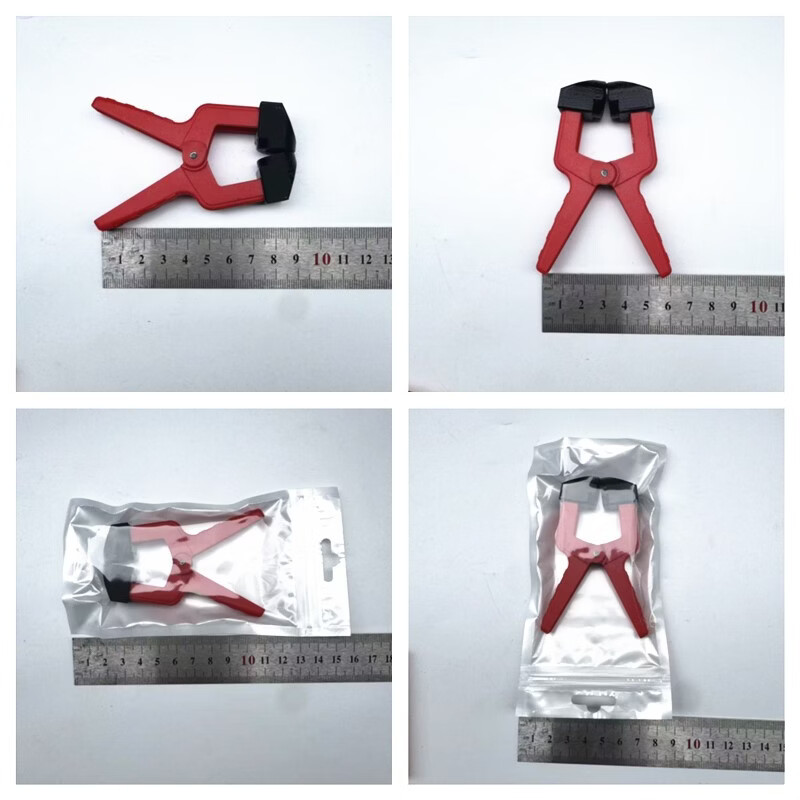 羽拳无患子固定夹开孔定位器手串方便工具红色 无患子开孔固定夹