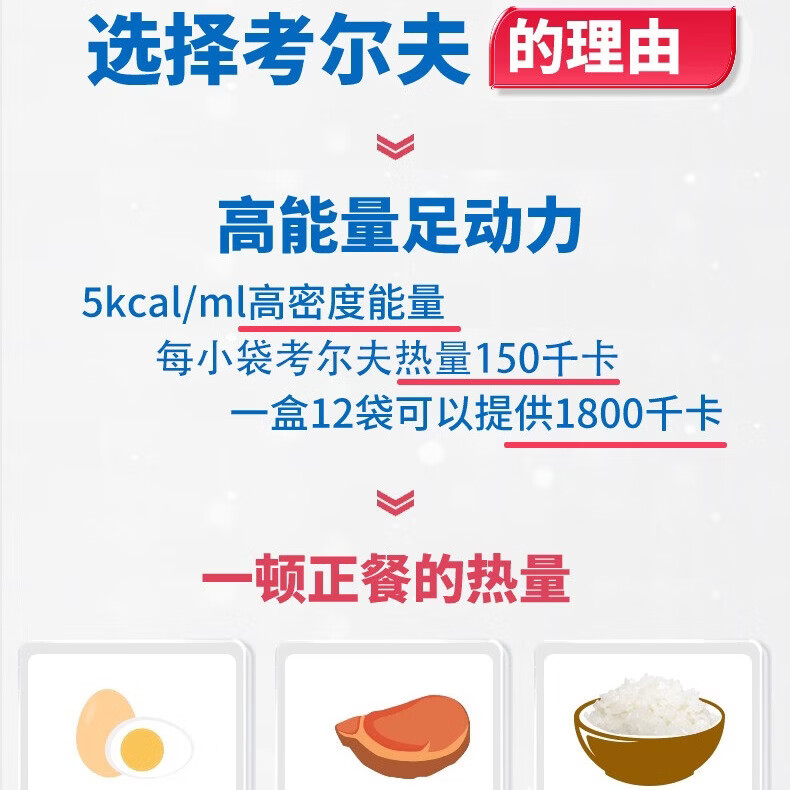 考尔夫买一送一营养补充低钠限水肾透析营养品营养餐透析营养液0磷0钾 30ml*1袋