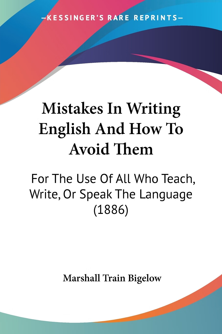 预售 按需印刷 mistakes in writing english and how to avoid them