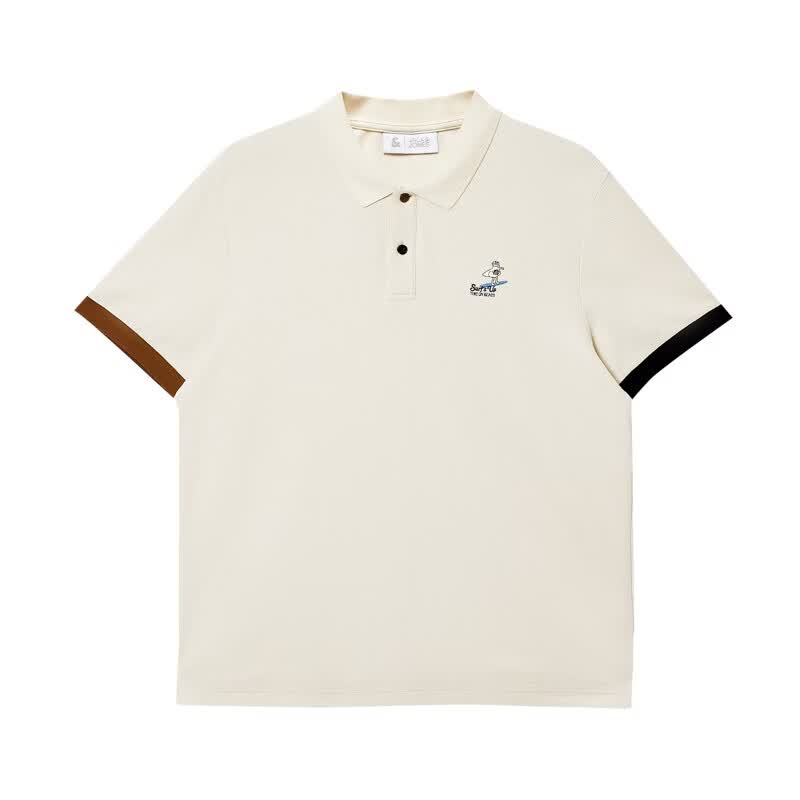 杰克·琼斯(JACK&JONES)【轻松海鸥系列】26年夏季polo衫男【凉感】休闲翻领短袖t恤男装 A42奶白 M (175)