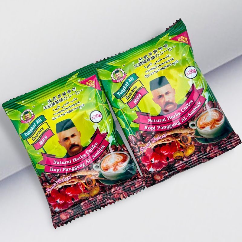 马来西亚老人头能量速溶天然咖啡正品草本男士保健 新人试用：2包装