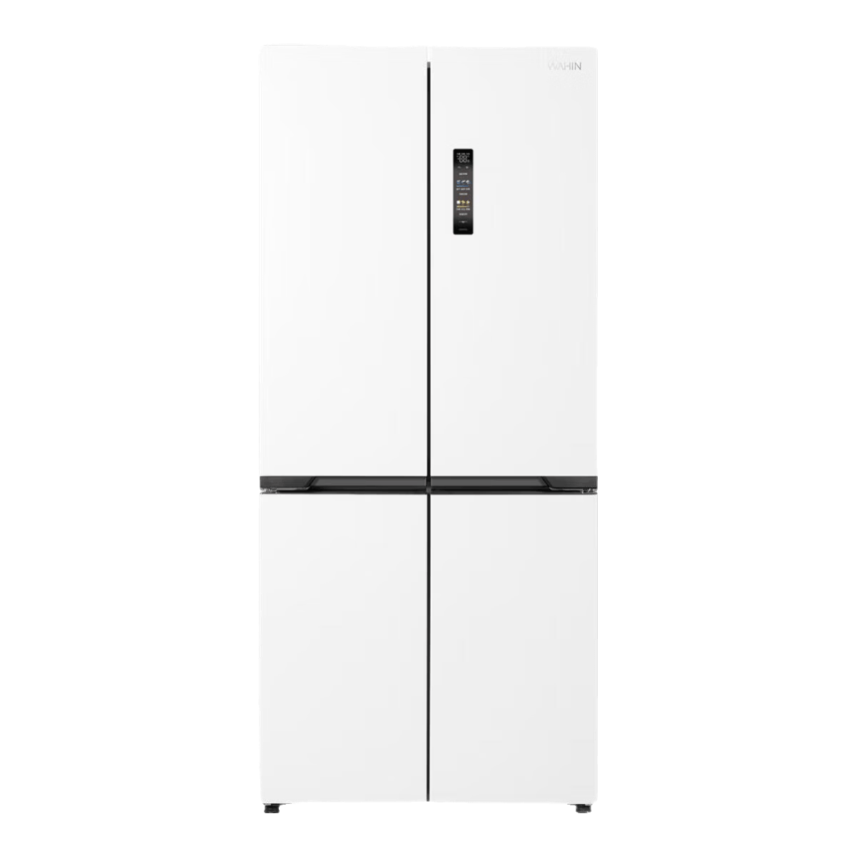 美的（Midea）出品华凌神机547双系统双循环净味60cm超薄零嵌入十字对开门四门521升冰箱一级能效家用冰箱 HR-547WUSPZ月光白