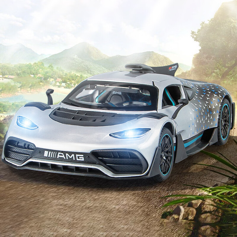 驰誉车玩 1:24跑车模型AMG ONE仿真合金车模汽车玩具男孩礼物
