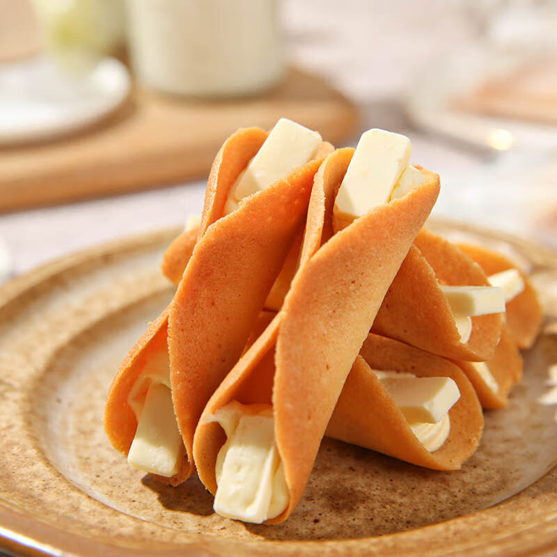 麦臻选xMoomin芝士夹心蛋卷 180g(11.25g*16枚)