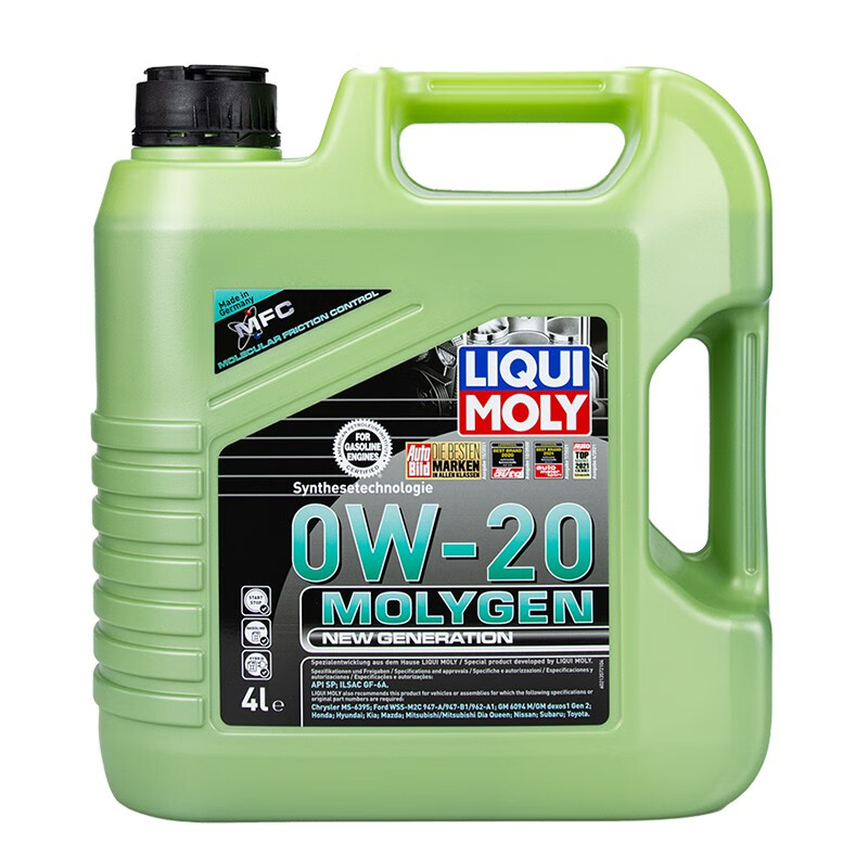 力魔(LIQUI MOLY)德国进口发动机润滑油新一代魔法基因 0W20 21357/21356 0W-20 4L主图2