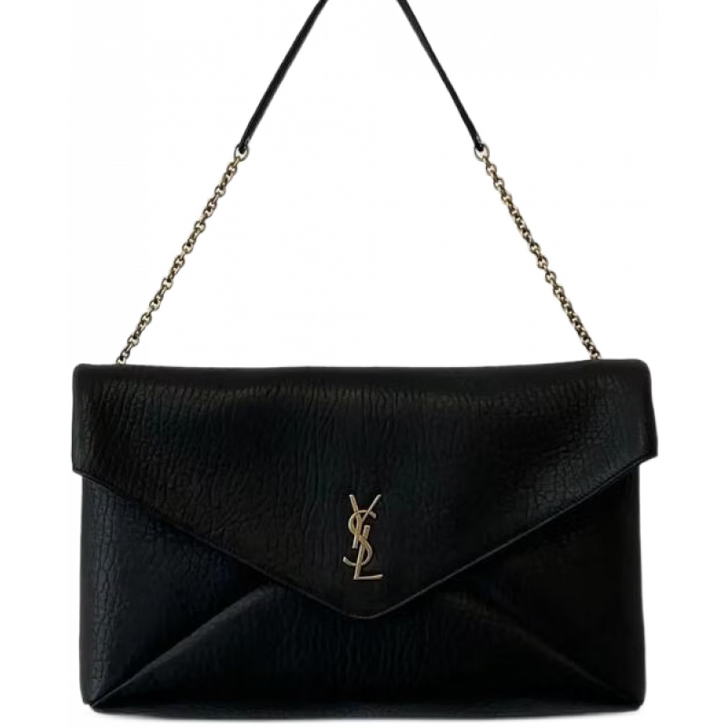 YSL圣罗兰女士单肩包CASSANDRE XXL可斜挎便携收纳轻便携带日常黑色羊皮 BLACK UNICA