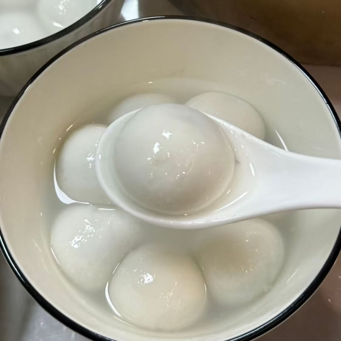 呆小厨黑芝麻汤圆速冻元宵浓香黑芝麻馅零添加蔗糖速食早餐夜宵网红甜品 黑芝麻汤圆5袋【共900g】